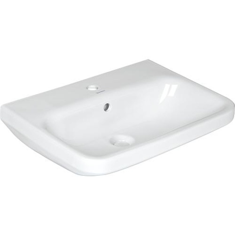 DURAVIT lavabo Durastyle 650 x 440 mm, bianco, con sfioratore, 1 foro per rubinetto centrale 2319650000 NUOVO