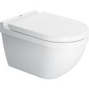 DURAVIT WC sospeso Starck 3 washdown, senza bordo, bianco...