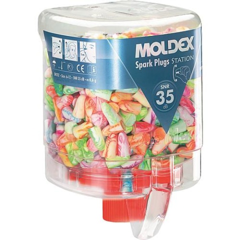 MOLDEX Bouchons doreilles- Distributeur Spark-Plugs - 250 paires 7825 NOUVEAU