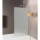 Evenes Walk-In Glasduschwand,Siebdruck Vollfl.,Beschl.+Stabi.-Stg.,rund, 980x2000x8mm E Neu