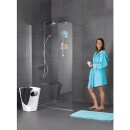 evenes Schermo doccia walk-in in vetro Ennai con profilo...