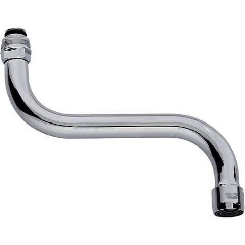 GROHE Bec déverseur S Saillie=150mm Hauteur=110mm Filetage extérieur 22x1 13052000 NOUVEAU