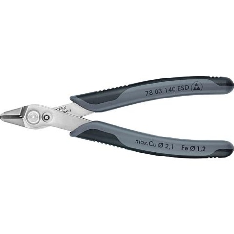 KNIPEX Zijsnijders Super Knips XL ESD met gepolijste kop, lengte 140 mm NIEUW