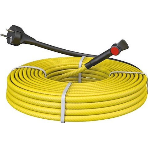 Magnum frost protection cable for metal pipes, ready to plug in with thermostat, 10 meters - 100W New