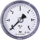 AFRISO manometer roestvrij staal 0-16 bar 40mm, axiaal...