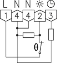 alre Raumtemperaturregler RTBSB-201.202 für 24V mit Öffner, Absenkung MA302100 NEU