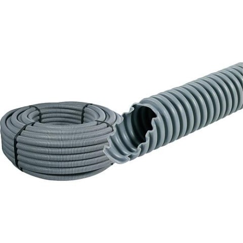 Maincor corrugated plastic pipe MEP-FR, 750 N flame retardant, NW 40, grey roll a 25 m NEW