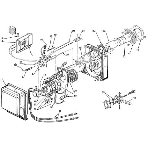 Riello Tube de recirculation 3002411 3002411 NOUVEAU