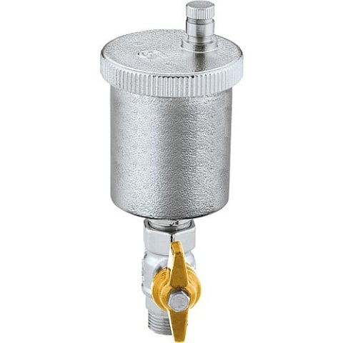 Solar quick vent type 250, DN10(3/8"") ET with shut-off ball valve, chrome-plated brass 250131 NEW