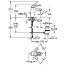 GROHE Eurostyle S-Size bateria umywalkowa wylewka 110 mm chrom otwarta dźwignia 33558003 NOWOŚĆ