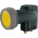 SCHWAIGER Digital Twin LNB Gris claro RAL 7011 40mm/ Sun...