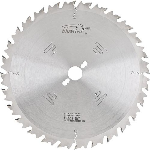 AKE Lame de scie circulaire blueline Ø 500 x 4,4 x 30 mm 44 dents pour bois massif dur/doux et matériaux dérivés du bois NEUF