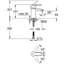 GROHE Eurostyle Cosmopolitan miscelatore per lavabo...