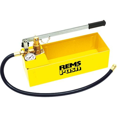 REMS hand pressure test pump Push for water, oil, glycol pressure range up to 60 bar 115000 R NEW