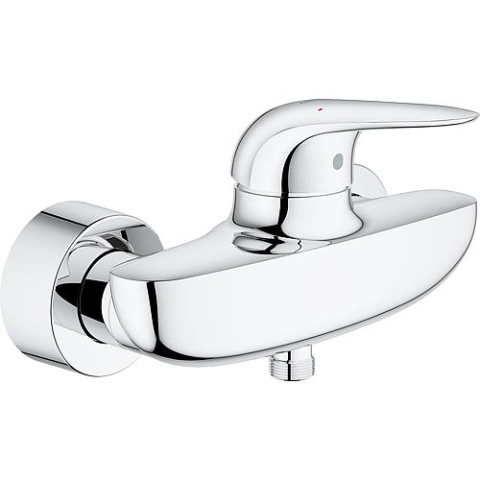 GROHE Eurostyle surface-mounted shower mixer chrome closed lever 23722003 NEW