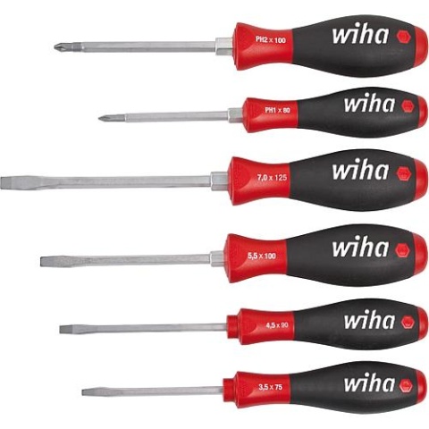 wiha slotted/Phillips hexagonal screwdriver set 6 pcs. type 308HK6 21248 NUEVO