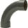 PVC-U - Adhesive fitting bend 90°, 63 mm, adhesive socket on both sides 621.00.01.63 NEW