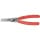 Alicates de precisión KNIPEX gris antideslizante recubierto de plástico L=180mm 19-60mm puntas rectas 48 11 J2 NUEVO