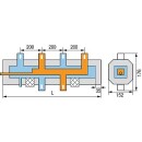 WS-Kesselverteiler Typ HVM-3 3 Heizgruppen 1 1/4mit Isol. Kesselanschluss 1 1/ Neu