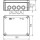 OBO Thermoplastic junction box 7 x M25 + 5 x M32, IP 66 type T 160, light grey / 1 pc. 2007 09 3 NEW