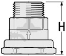 Dispositif anti-thermosiphon relevable avec écrou...