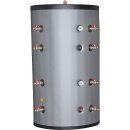 TML buffer tank PF 4000, without heat exchanger, capacity 3792 litres, colour insulation silver New