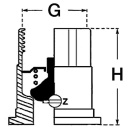 Frein à commande par gravité TS50 FI DN32 1...