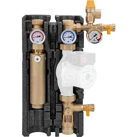 PAW Solar station DN25 FlowCon MAX-FA Flowmeter 5-40 l/min without pump, with AirStop 7692210 NEW