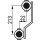 Giacomini heating circuit manifold brass 1"" Flow meter 0,5 - 5 l/min for 10 groups, 3/4"" Eurocone R 553 FY050 NEW