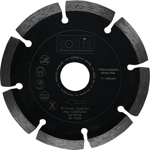 SSB & Soldia Diamond cutting disc universal E-ABRASIV Drm. 230 x 22,23mm NEW