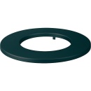 SEM painted rosette, black, for DN150, edge width 60mm NEW