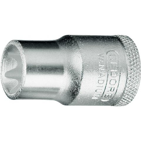 GEDORE Llave de vaso 1/2 Torx exterior E 20 / L 40mm Nº art. TX 19 E20 6194690 NUEVO