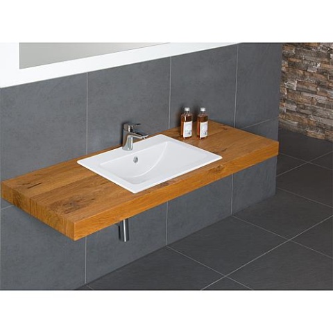 Alape inbouwwastafel EB.R585H 585 x 405mm, wit 2202000000 NIEUW