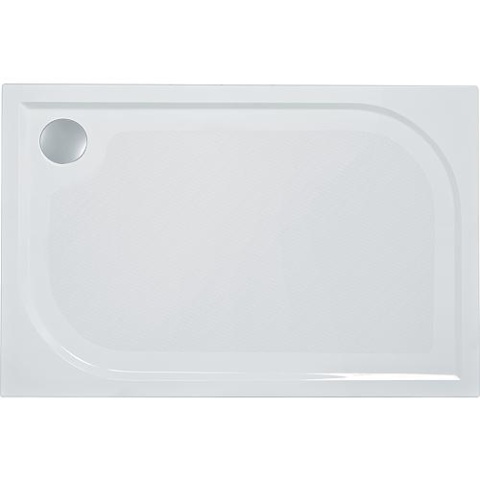 Plato de ducha EBBY Rectángulo AnxAlxPr: 1200x38x800 mm fundición mineral antideslizante blanco 62539123003 NUEVO