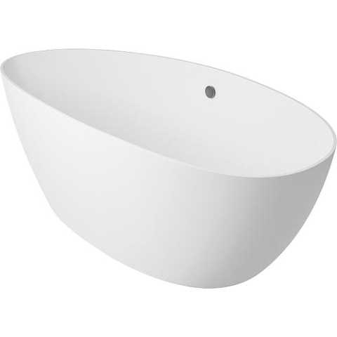 Baignoire EBBA LxHxP : 1700x620x770 mm Trop-plein à droite Contenu : 250 l fonte minérale blanc 623541172103 NOUVEAU