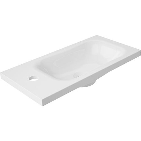 Mueble alto de diseño EIKA AnxAlxP: 500x102x250 mm Minderalguss blanco 623538050103 NUEVO