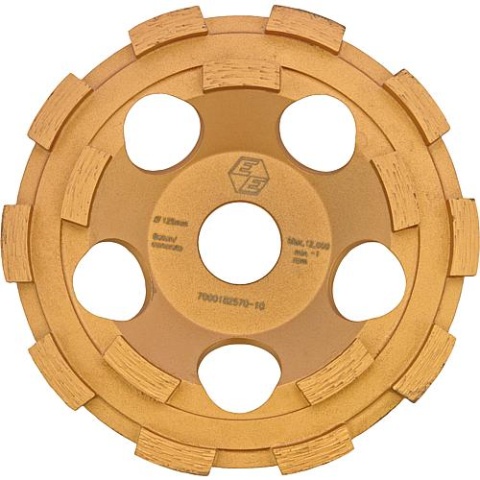 Eibenstock diamond grinding plate Premium, suitable for EBS 120.1 Ø 125 mm for concrete 37102000 NEW