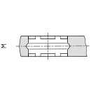 Pince à sertir REMS, Geberit Mapress Acier au carbone, inox/gaz,(15-35) Cuivre/gaz(15-35m Nouveau)