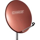 SCHWAIGER 55cm offset antenne staal baksteen rood RAL...