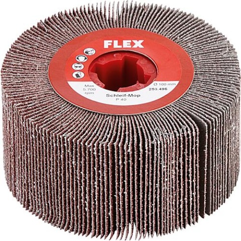 Vellón de lija flexible para decapar, lijar, etc., Ø 100 x 100 mm, grano 80 358843 NUEVO