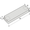 Transformador Evenes para bombillas LED 12V DC, 15W, diseño plano IP20, 128x51x14mm NUEVO