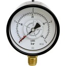 AFRISO Bourdonbuis drukverschilmeter RF 100 D 2xG 1/2"" radiaal 0-0,6 bar 85609201 NIEUW