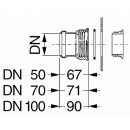 KESSEL Conexión de entrada de caldera DN 100 39100...